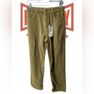 Reformation Men's Green Corduroy Pants